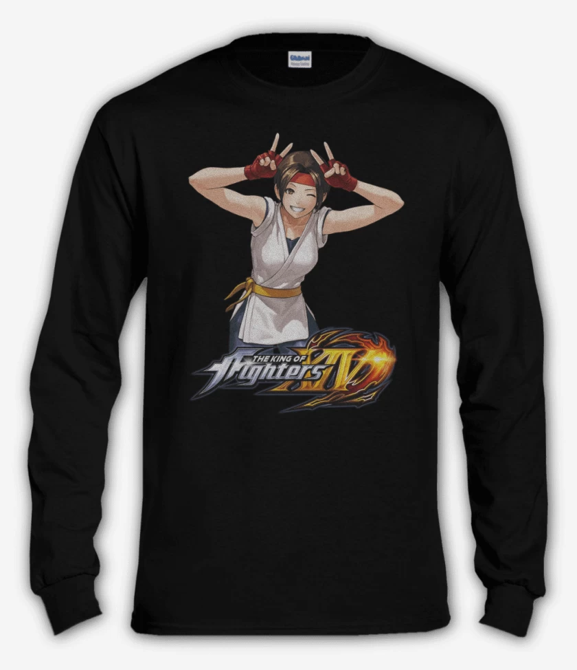Polera manga larga Negro de Yuri