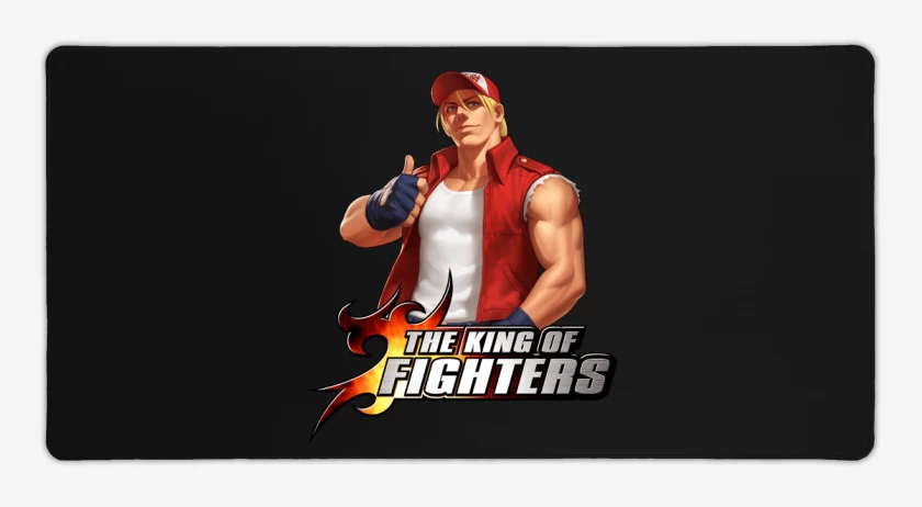 Mouse pad Gamer Negro de Terry Bogard