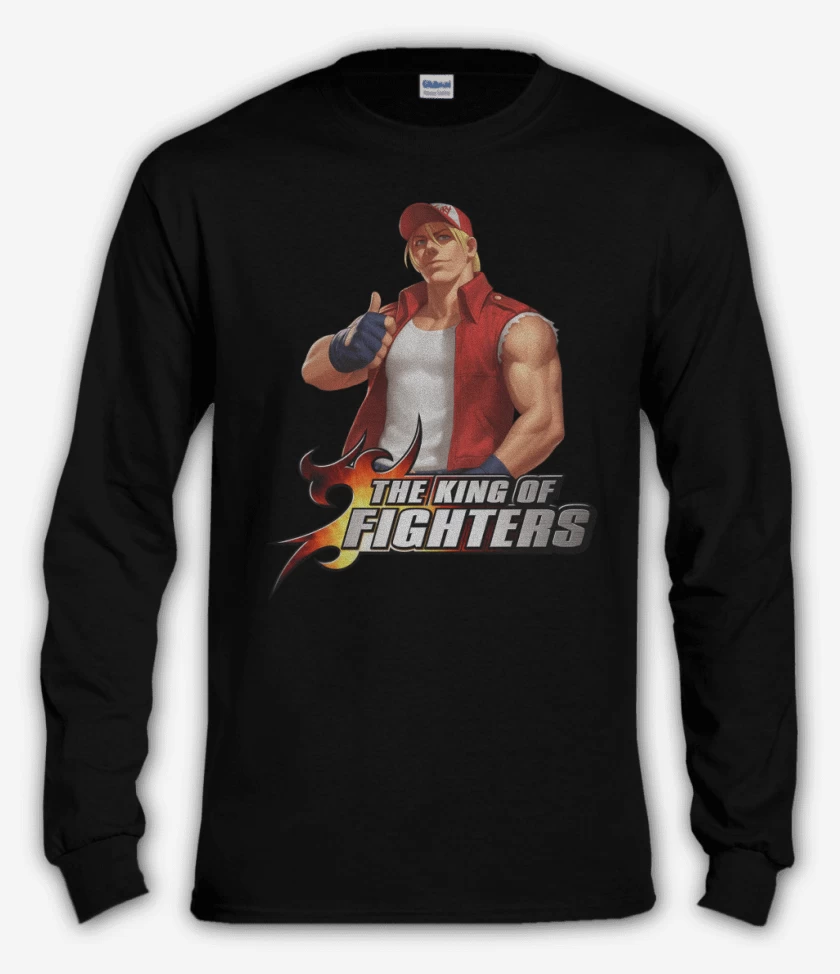 Polera manga larga Negro de Terry Bogard