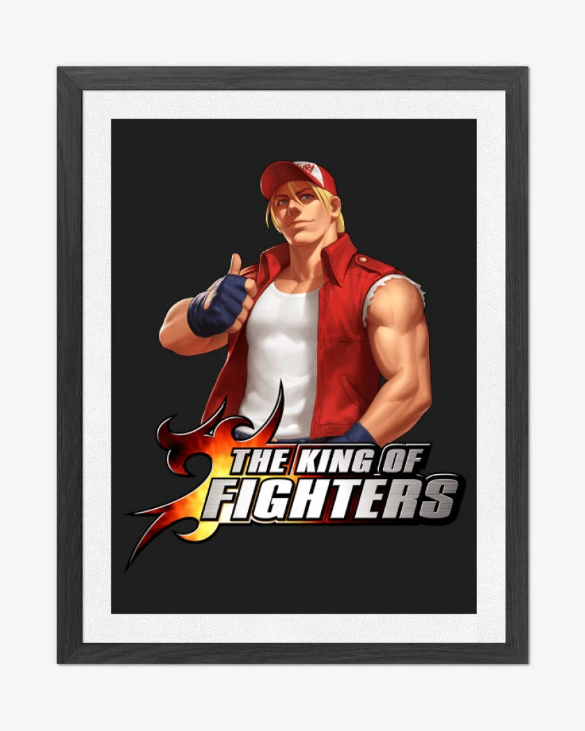 Cuadro decorativo Negro de Terry Bogard