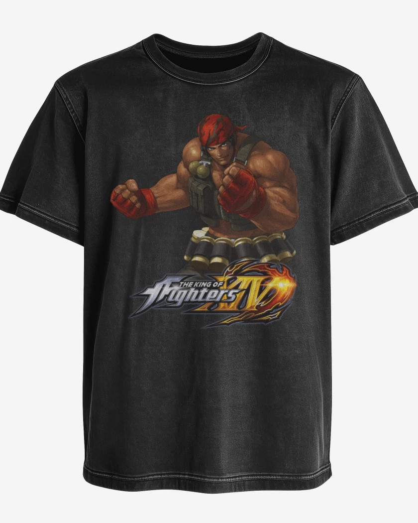 Polera desgastada Negro de Ralf