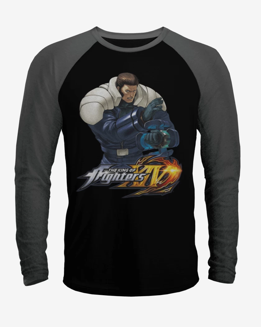 Polera Raglan Negro / Negro Heather de Maxima