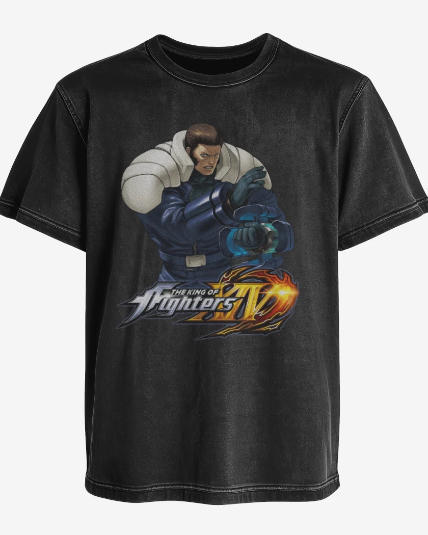 Polera desgastada Negro de Maxima