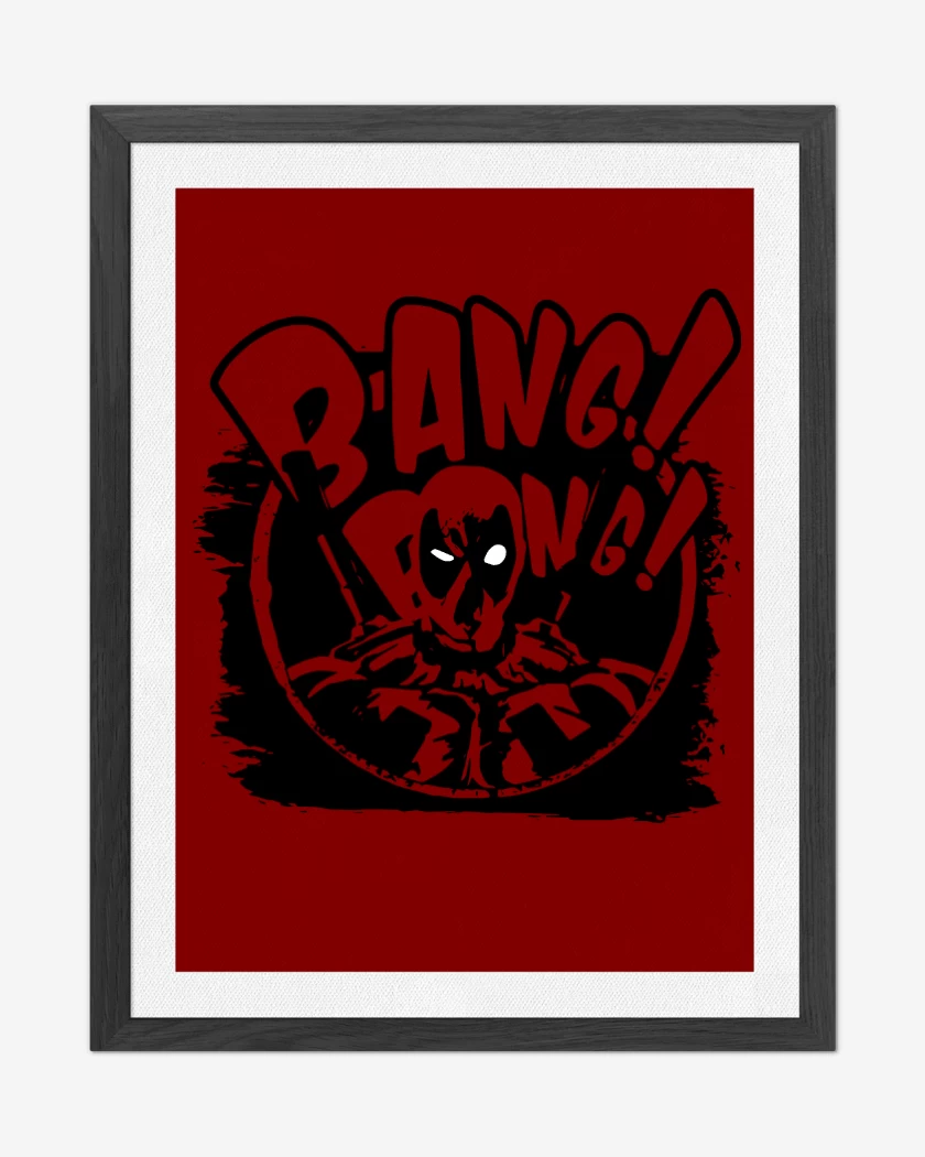 Cuadro decorativo Rojo de Bang bang