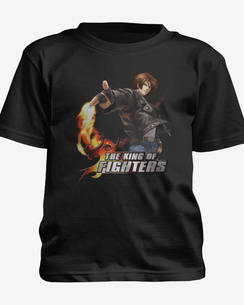 Polera de niño Negro de Kyo Kusanagi