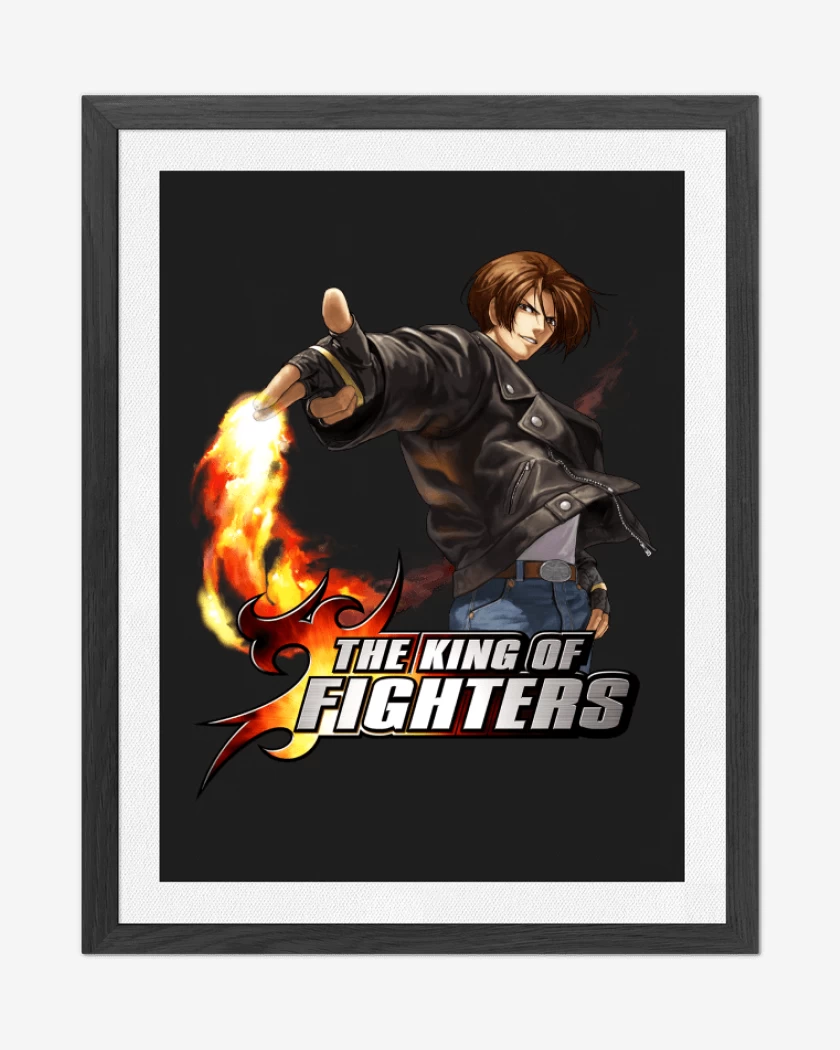 Cuadro decorativo Negro de Kyo Kusanagi
