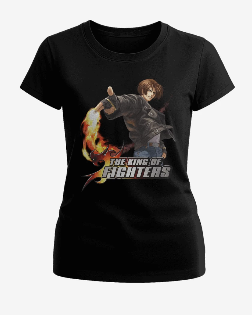 Polera de Mujer Negro de Kyo Kusanagi