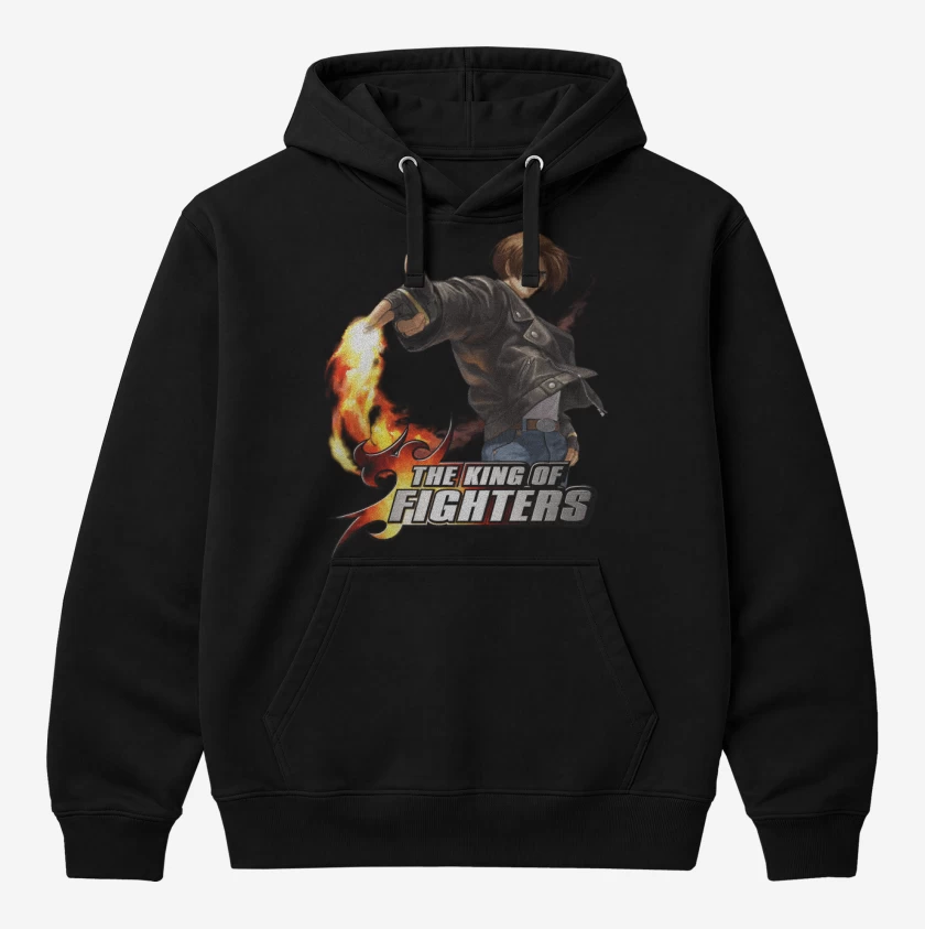 Polerón Canguro Negro de Kyo Kusanagi