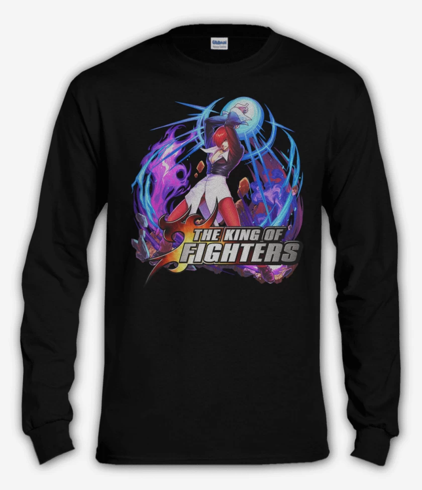 Polera manga larga Iori Yagami