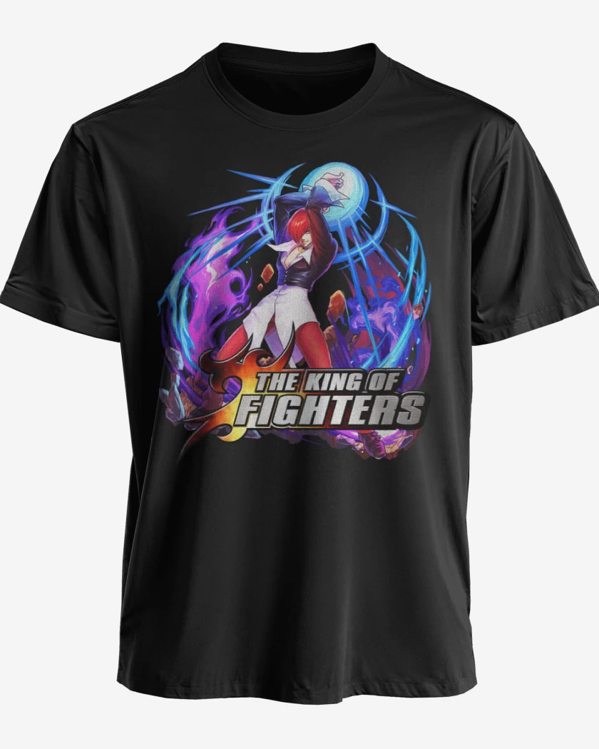 Polera premium Negro de Iori Yagami