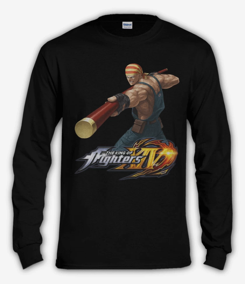 Polera manga larga Negro de Billy 