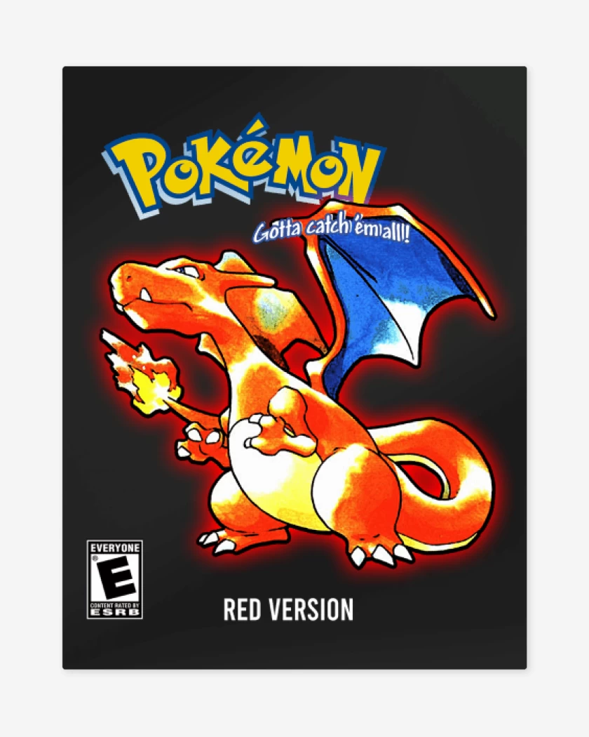 Print metalico Negro de Red version