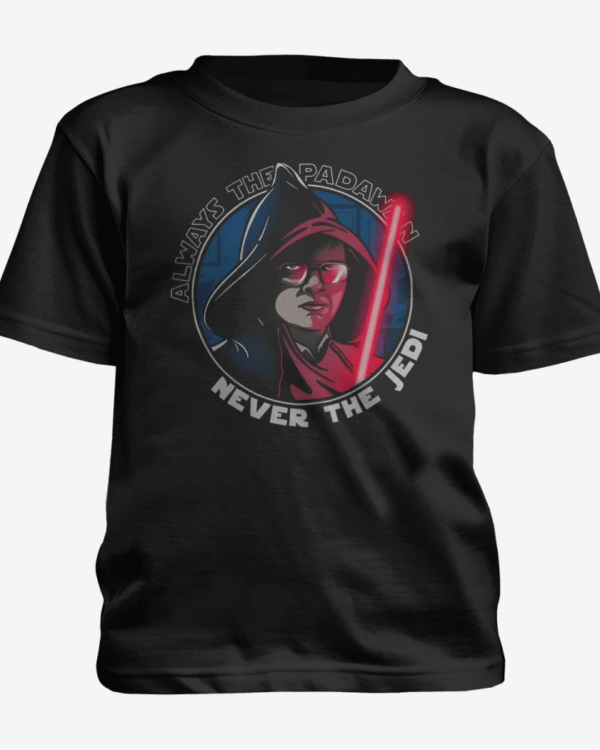 Polera de niño Negro de Never The JEDI