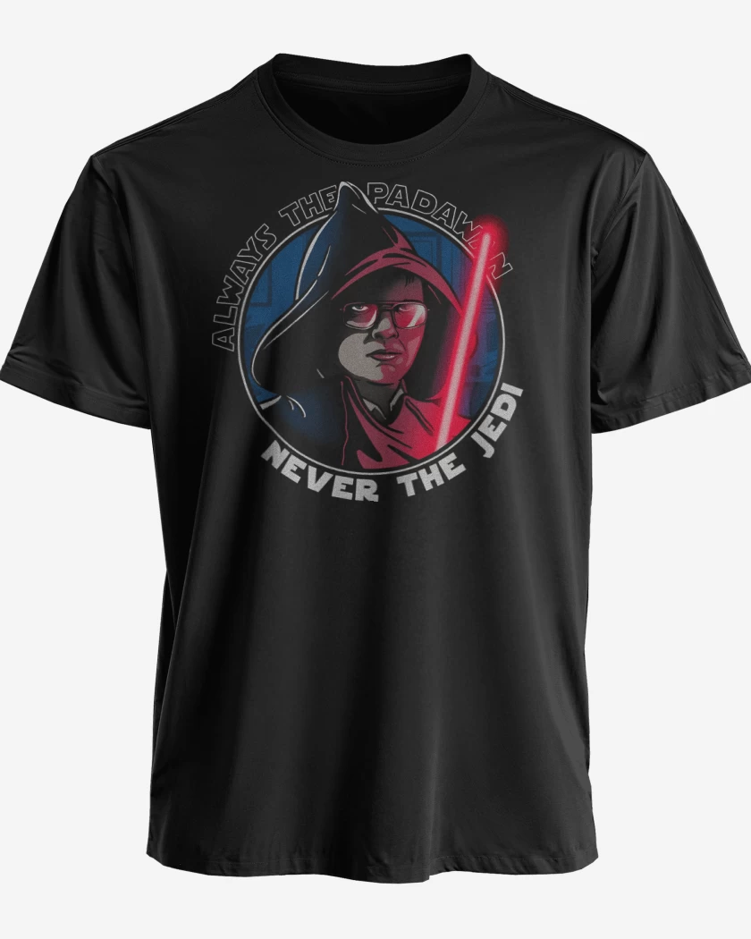Polera premium Negro de Never The JEDI