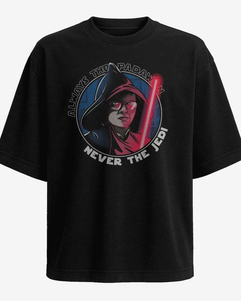 Polera Oversize Negro de Never The JEDI