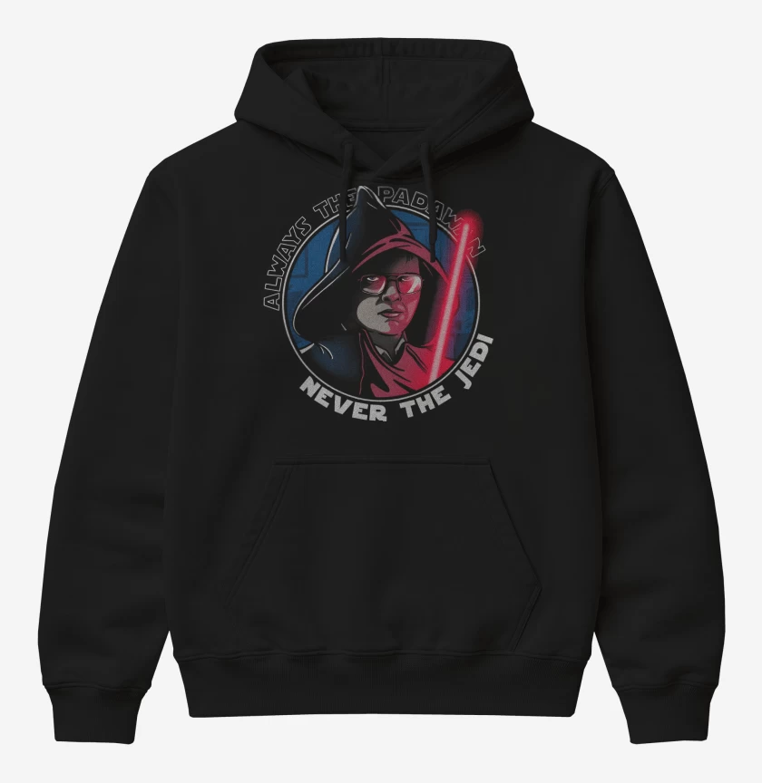 Poleron Canguro básico Negro de Never The JEDI