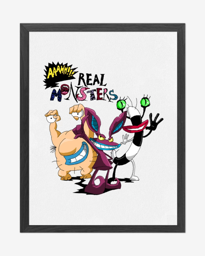 Cuadro decorativo Real Monsters
