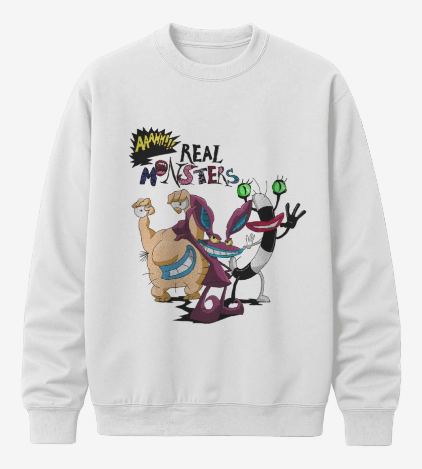 Poleron polo Blanco de Real Monsters