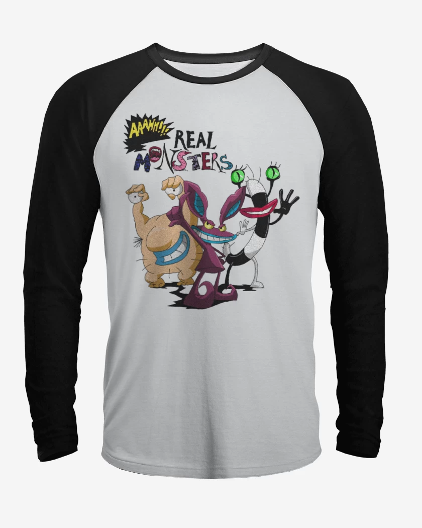 Polera Raglan Real Monsters