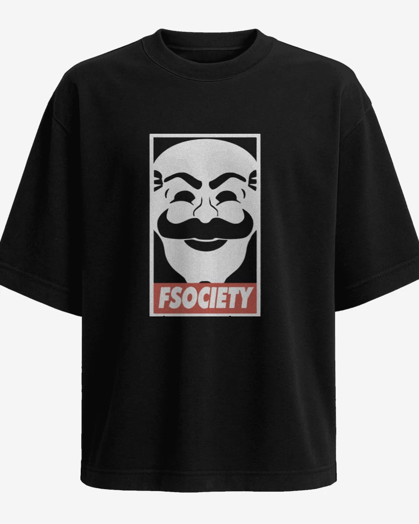 Polera Oversize Fsociety