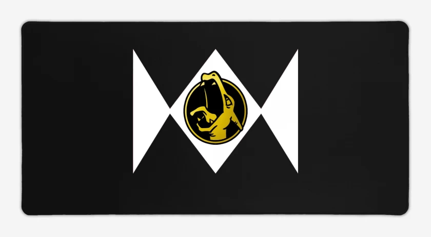 Mouse pad Gamer Negro de Mighty Morphinzard