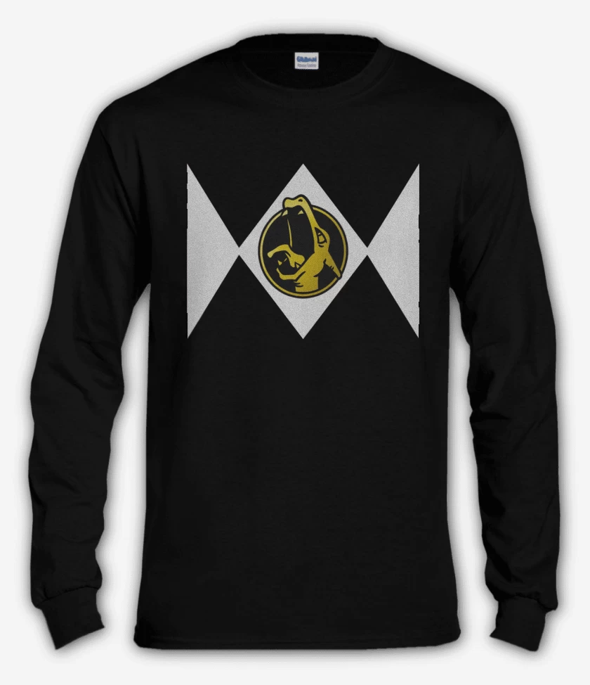 Polera manga larga Negro de Mighty Morphinzard
