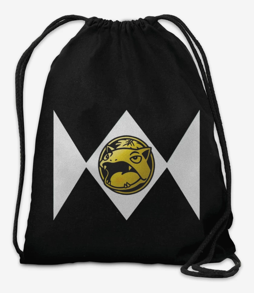 Mochila Negro de Mighty Morphinsaur