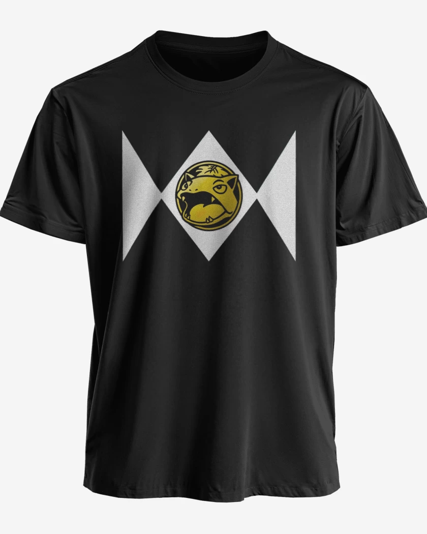 Polera premium Negro de Mighty Morphinsaur