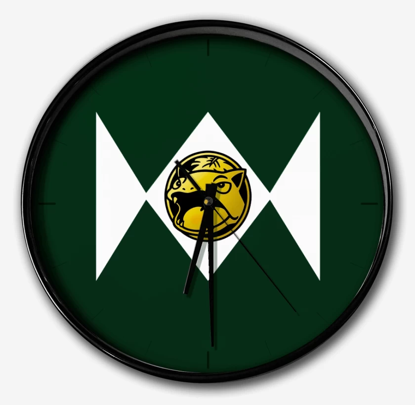 Reloj Verde Bosque de Mighty Morphinsaur