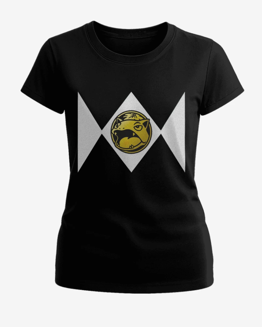 Polera de Mujer Negro de Mighty Morphinsaur