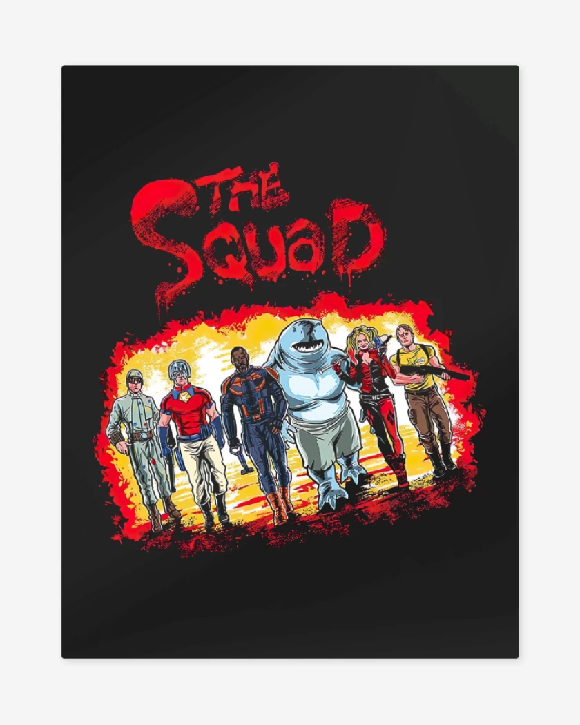 Print metalico Negro de The Squad