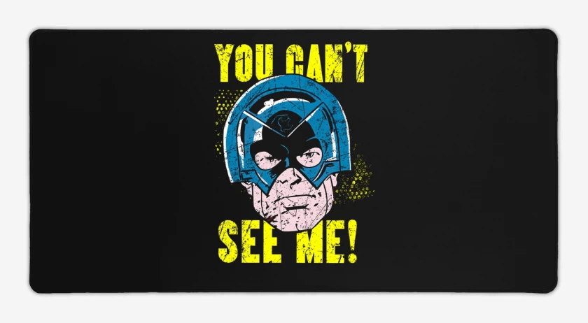 Mouse pad Gamer Negro de YOU CANT SEE ME!