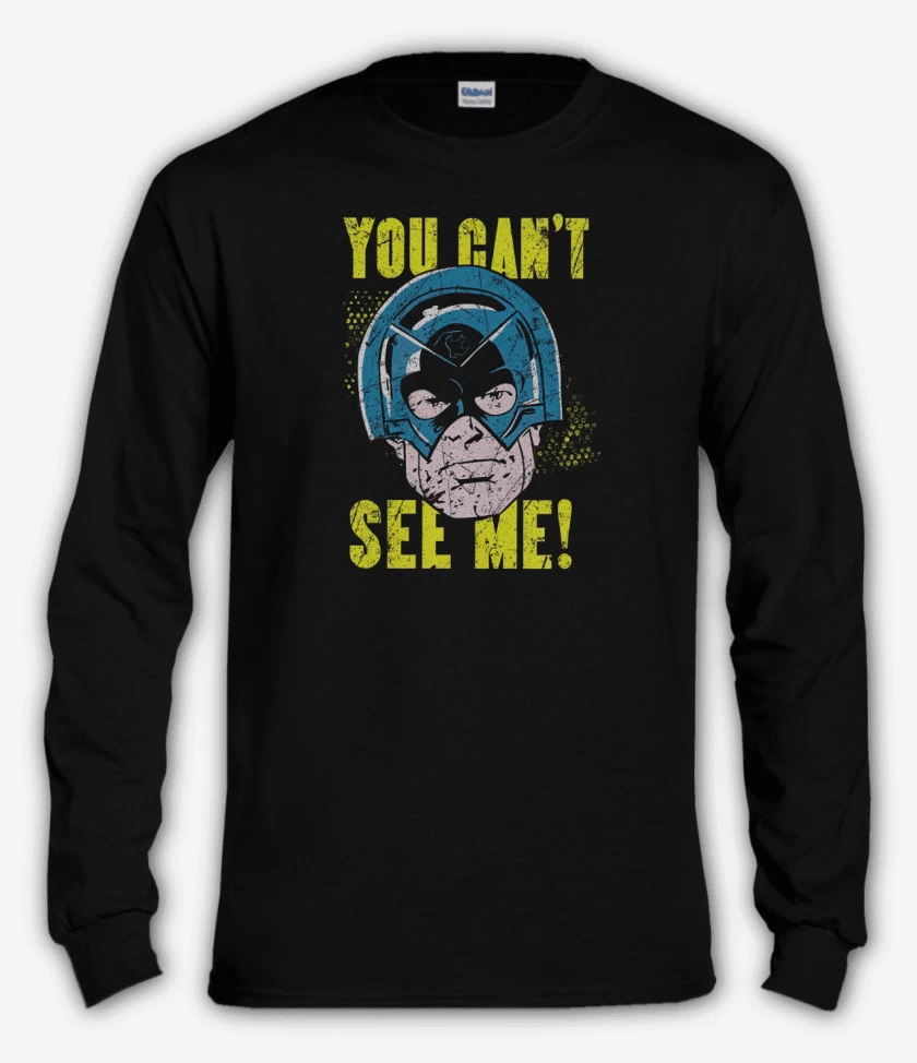 Polera manga larga Negro de YOU CANT SEE ME!
