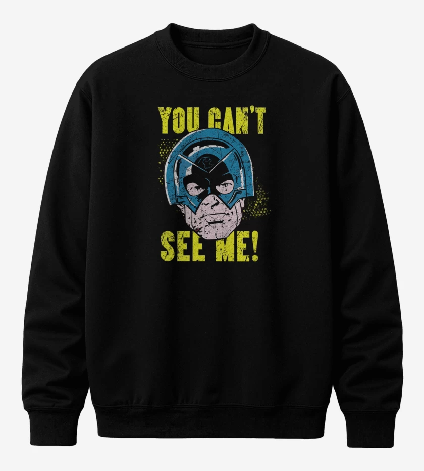 Poleron polo Negro de YOU CANT SEE ME!