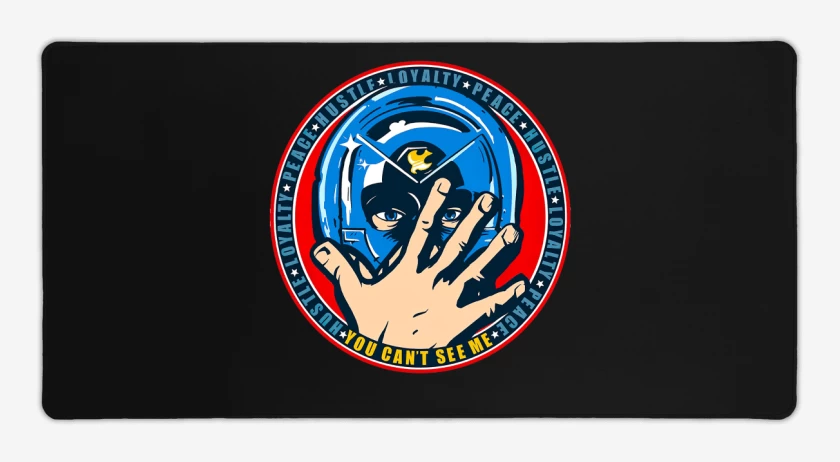 Mouse pad Gamer Hustle, Loyalty & PEACE