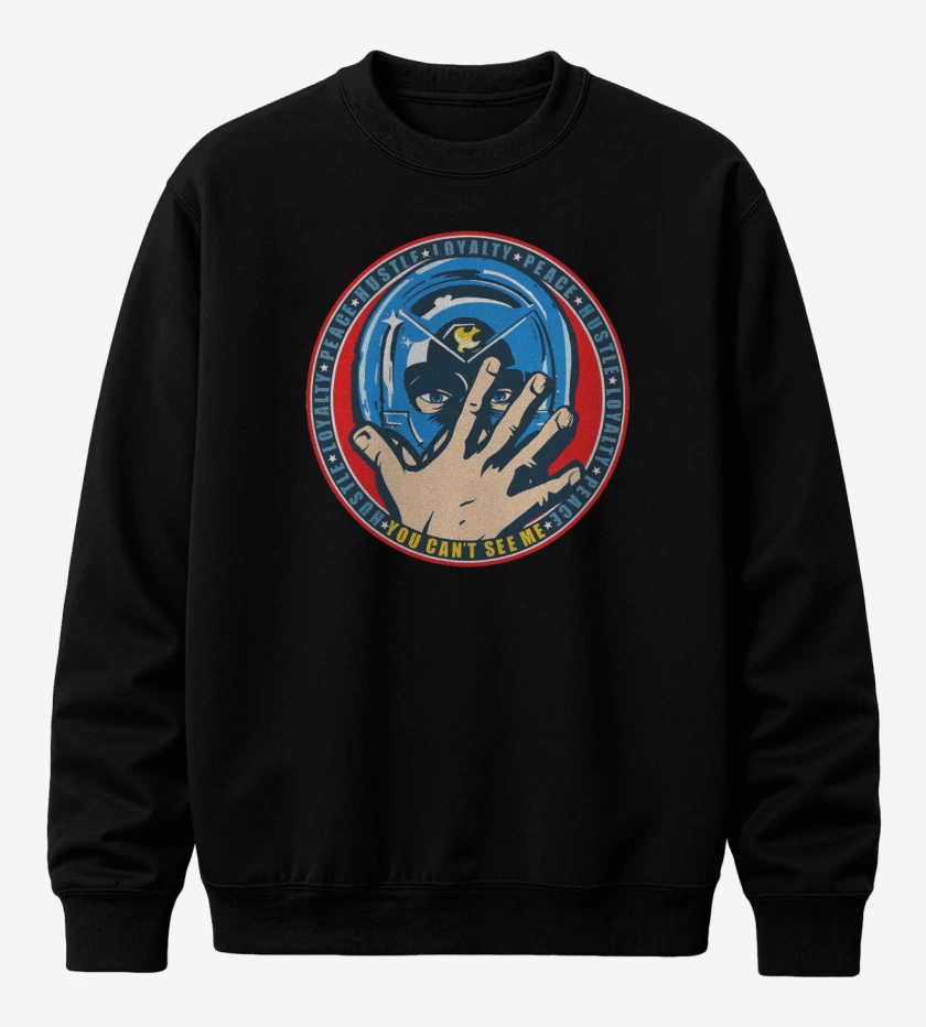 Poleron polo Negro de Hustle, Loyalty & PEACE