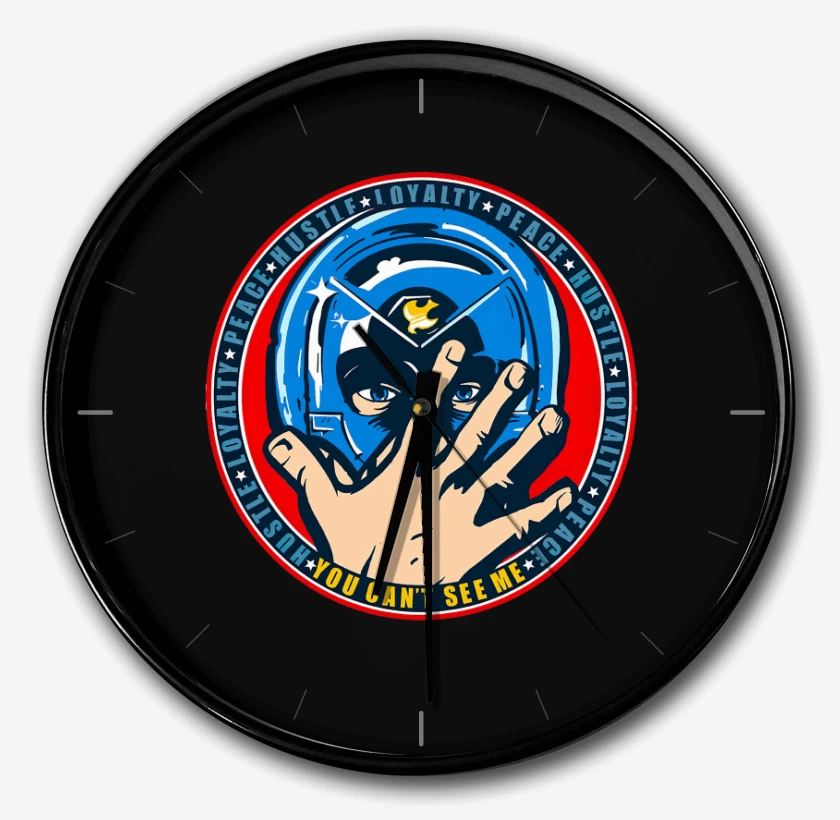 Reloj Negro de Hustle, Loyalty & PEACE