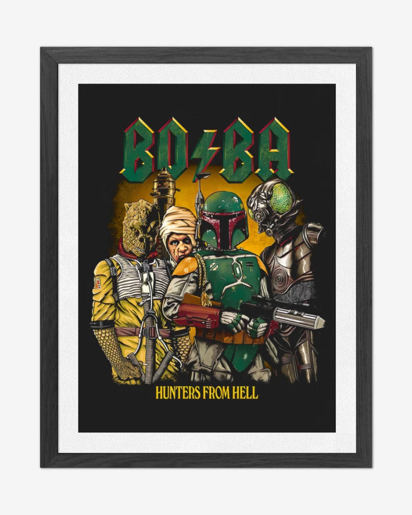 Cuadro decorativo Negro de BO/BA Hunters From Hell