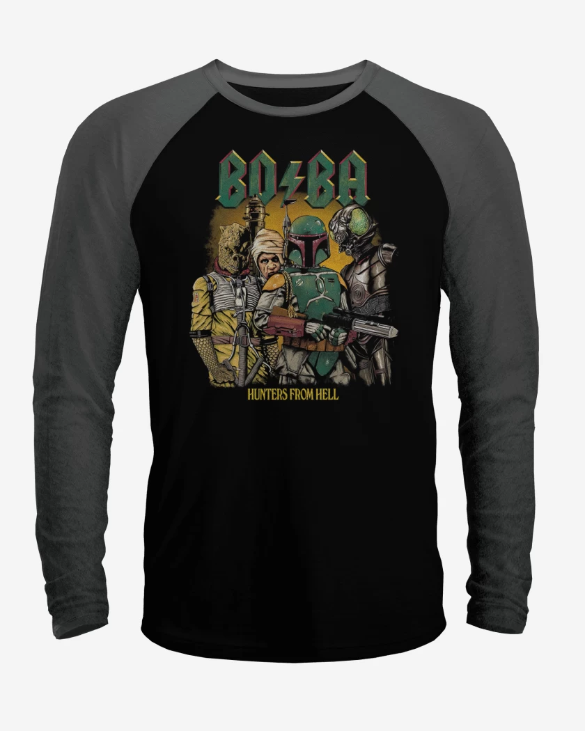 Polera Raglan BO/BA Hunters From Hell