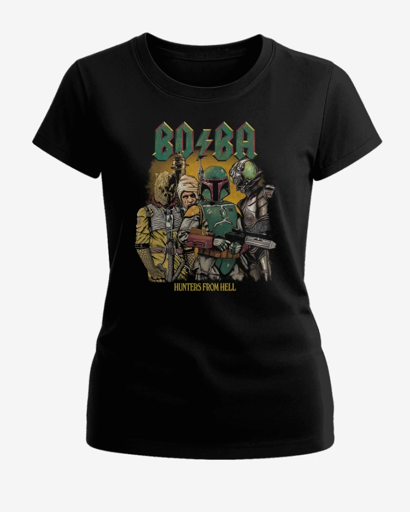 Polera de Mujer Negro de BO/BA Hunters From Hell