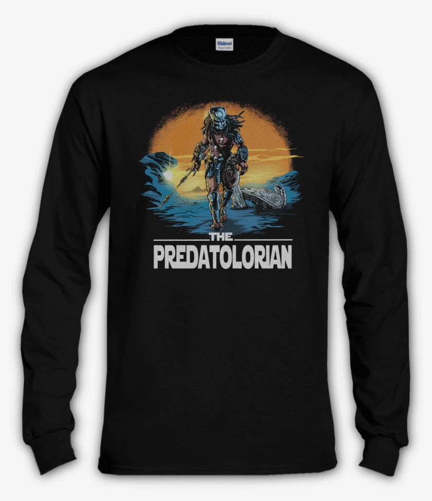 Polera manga larga Negro de Predatolorian