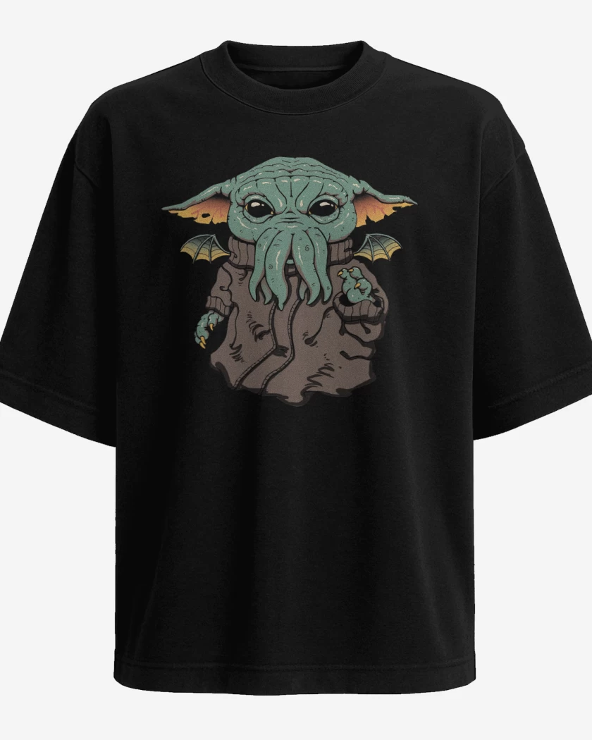 Polera Oversize Baby Cthulhu