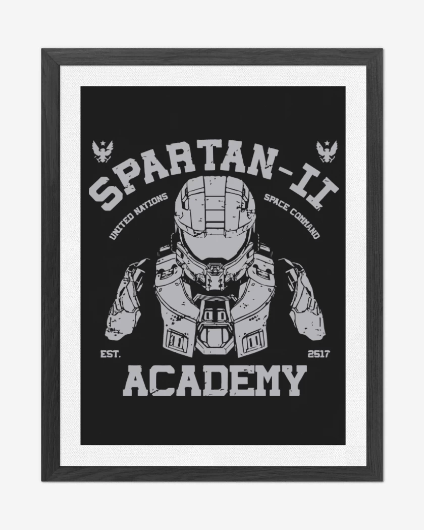 Cuadro decorativo Spartan II academy