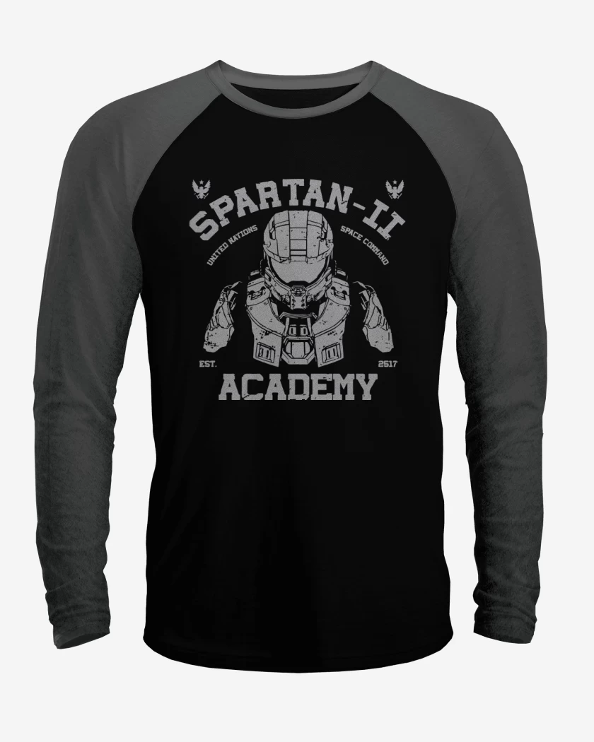 Polera Raglan Spartan II academy