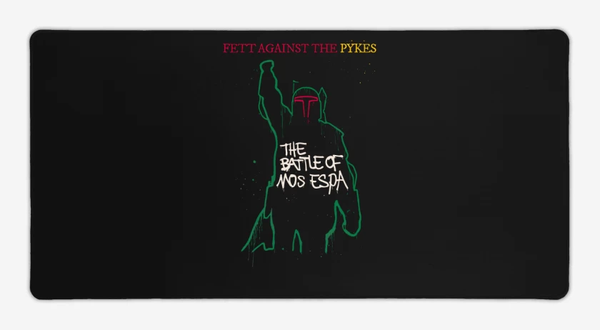 Mouse pad Gamer Fett Against The Pykes