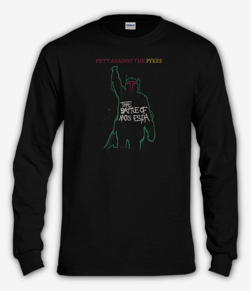 Polera manga larga Fett Against The Pykes