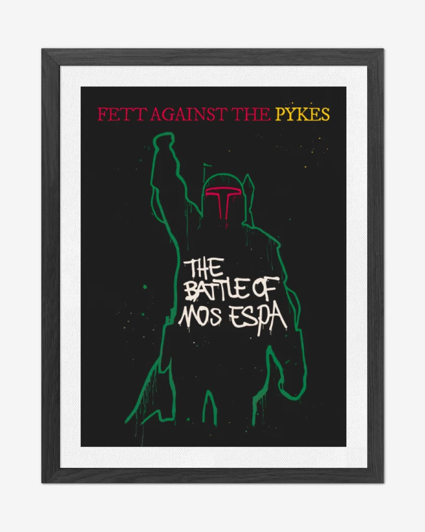 Cuadro decorativo Fett Against The Pykes