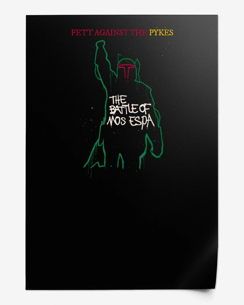 Print Fett Against The Pykes