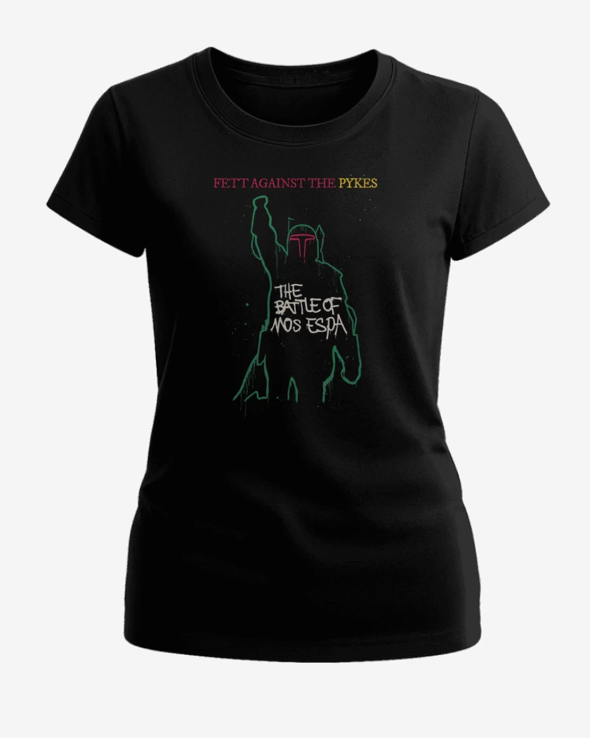 Polera de Mujer Negro de Fett Against The Pykes