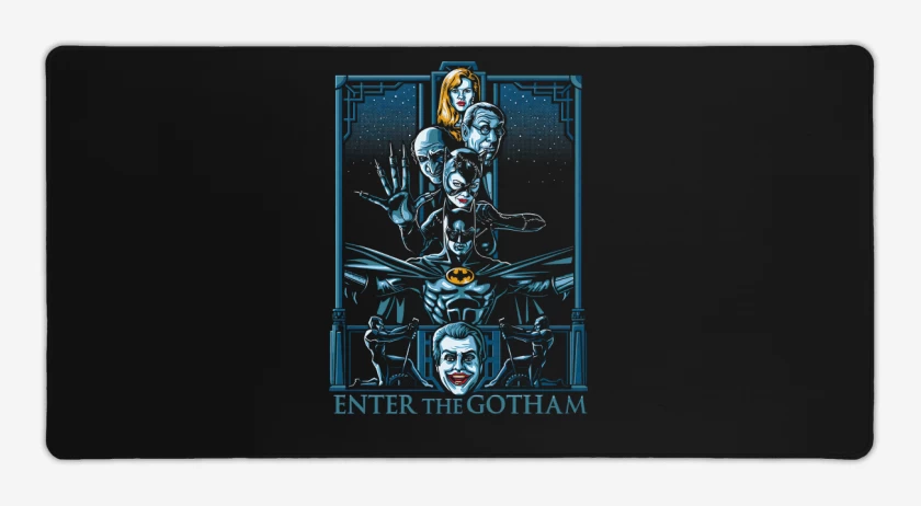 Mouse pad Gamer Negro de Enter The Gotham